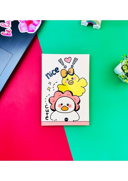 Nice Cute Tasarımlı Lastikli Defter