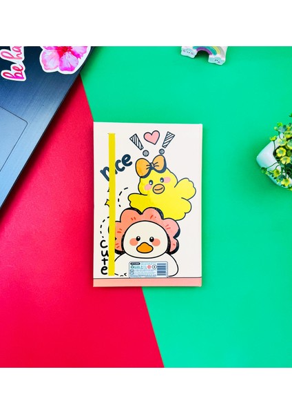 Nice Cute Tasarımlı Lastikli Defter