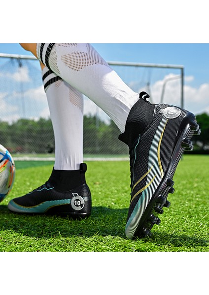 Erkek Çocuk Futbol Ayakkabıları Fg/ag Futbol Ayakkabıları Kaymaz Kramponlar Antrenman Çim Ayakkabıları (Yurt Dışından) modelleri