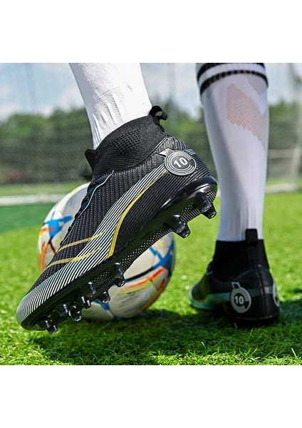Erkek Çocuk Futbol Ayakkabıları Fg/ag Futbol Ayakkabıları Kaymaz Kramponlar Antrenman Çim Ayakkabıları (Yurt Dışından) indirimleri