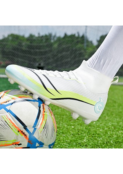 Erkek Çocuk Futbol Ayakkabıları Fg/ag Futbol Ayakkabıları Kaymaz Kramponlar Antrenman Çim Ayakkabıları (Yurt Dışından) fiyatları