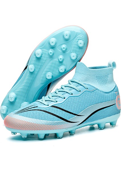 Erkek Çocuk Futbol Ayakkabıları Fg/ag Futbol Ayakkabıları Kaymaz Kramponlar Antrenman Çim Ayakkabıları (Yurt Dışından)