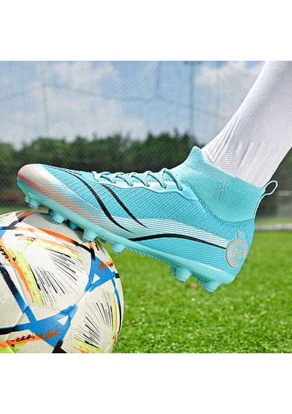 Erkek Çocuk Futbol Ayakkabıları Fg/ag Futbol Ayakkabıları Kaymaz Kramponlar Antrenman Çim Ayakkabıları (Yurt Dışından) fiyatları