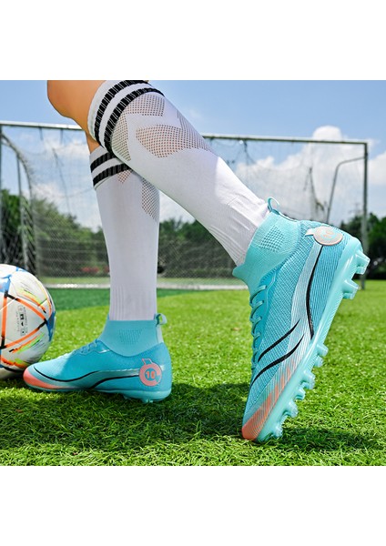 Erkek Çocuk Futbol Ayakkabıları Fg/ag Futbol Ayakkabıları Kaymaz Kramponlar Antrenman Çim Ayakkabıları (Yurt Dışından) modelleri