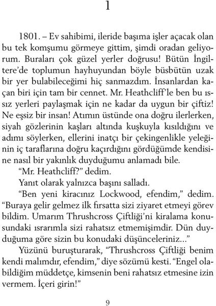 Uğultulu Tepeler - Emily Bronte