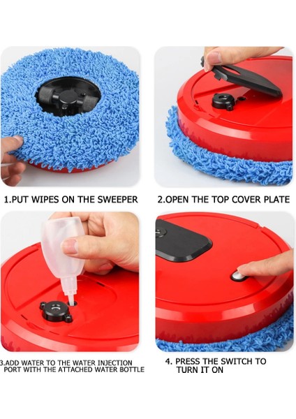 Tam Otomatik Süpürme Robotu Akıllı Emprenye Temizleme-Siyah (Yurt Dışından) indirimleri