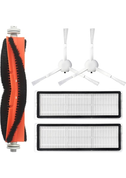 Süpürme Robotu Için Aksesuar Setleri 1 Ana Fırça + 2 Yan Fırça + 2 Filtre (Yurt Dışından)