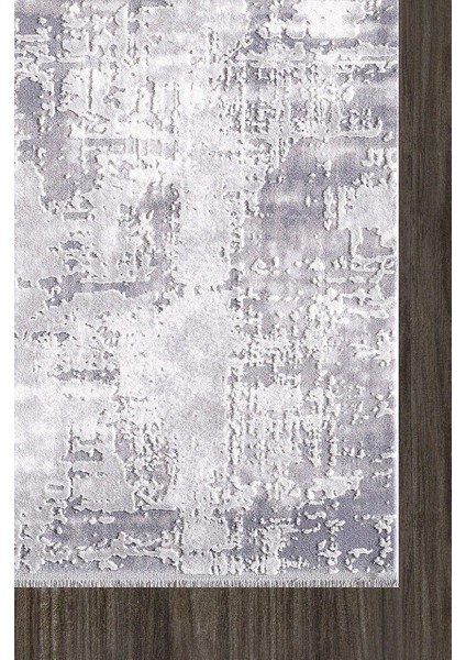 Artex 06402A Krem Gri Modern Eskitme Halı