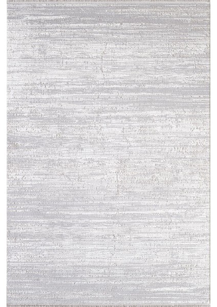 Runner 05006A Krem Gri Modern Düz Halı