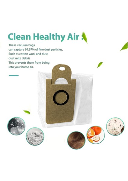 G2 Robot Süpürge Çöp Torbası Için 2 Adet Toz Torbası (Yurt Dışından) modelleri