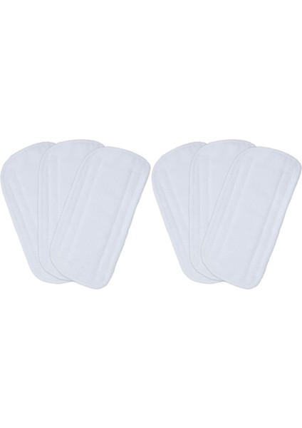 Paspas Bezi Mop Mops Pad EM-516 Elektrikli Süpürge Mikrofiber Paspas Pedleri Yedek Yıkanabilir Temizleme Pedleri 6 Adet (Yurt Dışından)
