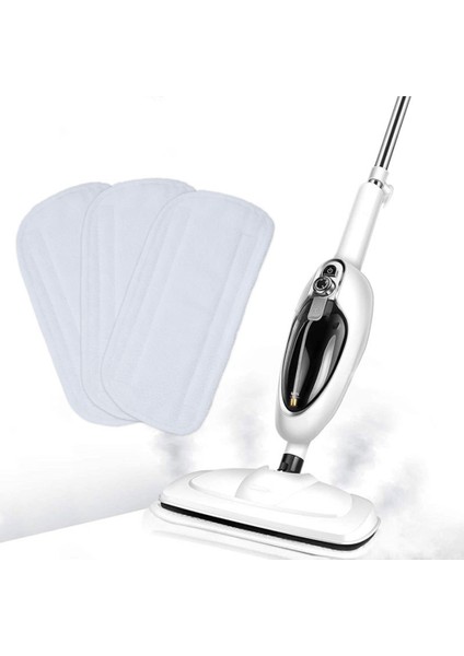 Paspas Bezi Mop Mops Pad EM-516 Elektrikli Süpürge Mikrofiber Paspas Pedleri Yedek Yıkanabilir Temizleme Pedleri 6 Adet (Yurt Dışından)