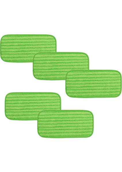 Islak Jet Moplar Için Yeniden Kullanılabilir Paspas Pedleri, 5'li Paket Islak Jet Pedleri Mikrofiber Paspas Pedleri Yıkanabilir Mop Doldurma Pedleri Islak Pedler (Yurt Dışından)