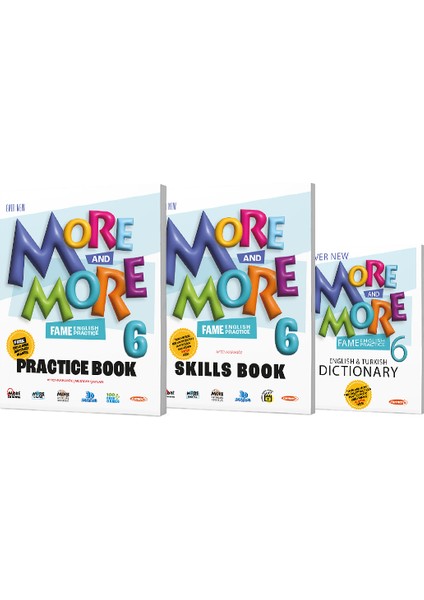 6 More&More Practice Book - Skills Book - Dictionary - Readers 4'lü Set