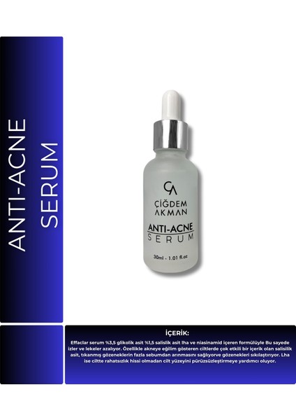 Anti-Acne Akne Karşıtı Serum