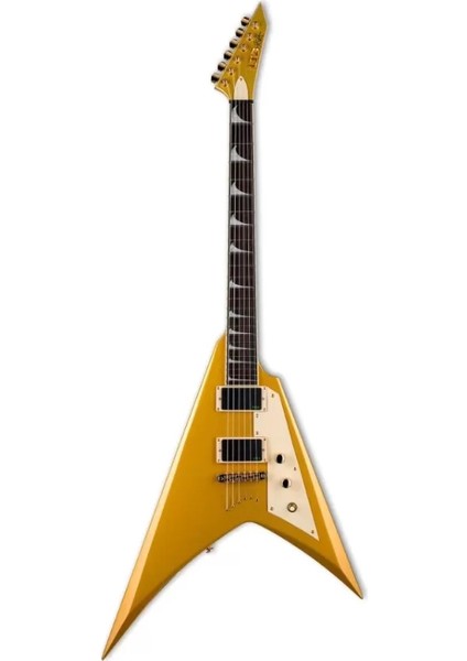 Kirk Hammett Signature Kh-V Metalik Gold Elektro Gitar
