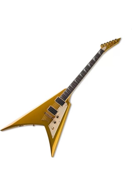 Kirk Hammett Signature Kh-V Metalik Gold Elektro Gitar