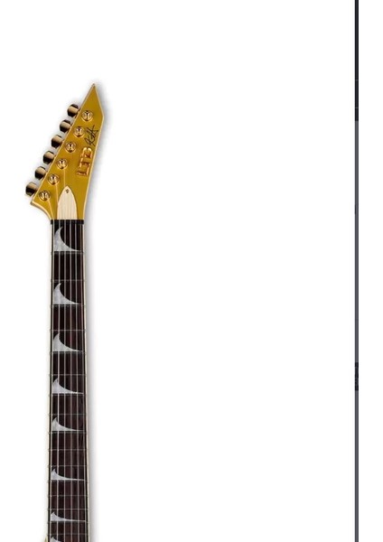 Kirk Hammett Signature Kh-V Metalik Gold Elektro Gitar