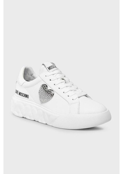 Logolu Kalın Tabanlı Sneaker Ayakkabı Kadın Ayakkabı Ja15014G1Iıa0100