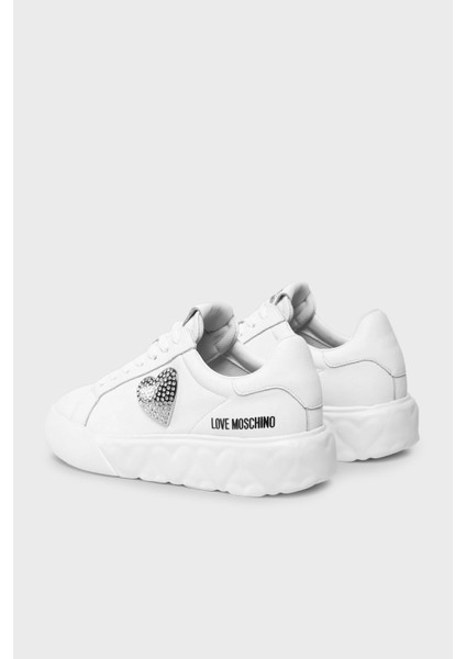 Logolu Kalın Tabanlı Sneaker Ayakkabı Kadın Ayakkabı Ja15014G1Iıa0100