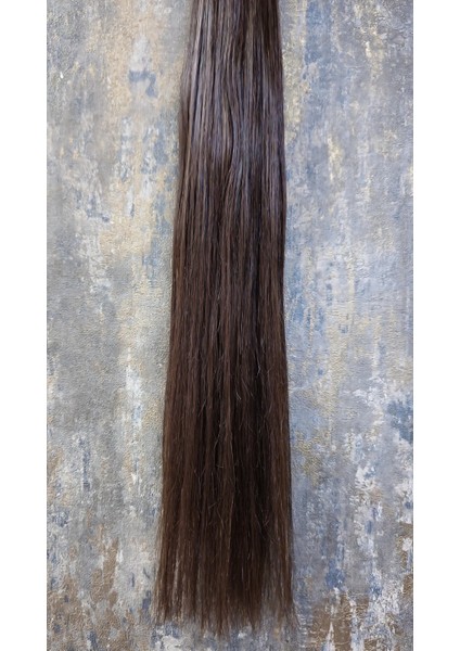 Halit Can HairKing 60cm 4.0 (Koyu Kahve), 200adet,120g, Mikrokaynak/ Uzun Vedolgun Görünüm [100% GERÇEK İNSAN SAÇI]