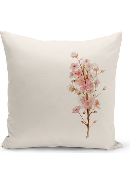 Flower/vintage Serisi Çift Tarafı Dijital Baskılı 4'lü Kırlent Kılıfı Seti (Cushion Cover Set) fırsatları