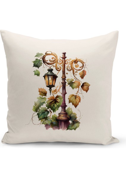 Flower/vintage Serisi Çift Tarafı Dijital Baskılı 4'lü Kırlent Kılıfı Seti (Cushion Cover Set) fiyatları