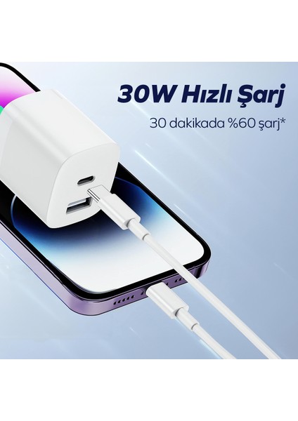 By Samsung Hızlı Şarj Aleti Galaxy M22 / M23 / M31S / M32 / M33 / M51 / M52 Uyumlu 33W Type-C Beyaz