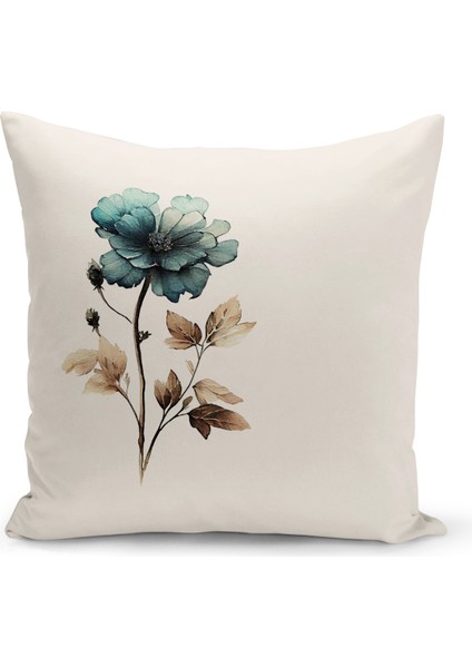 Flower/vintage Serisi Çift Tarafı Dijital Baskılı 4'lü Kırlent Kılıfı Seti (Cushion Cover Set) fiyatları
