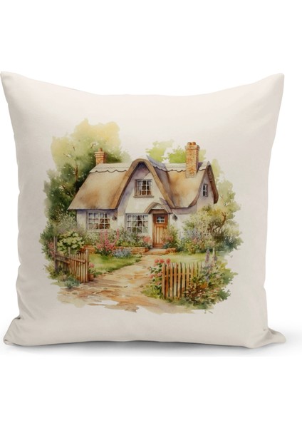 Flower/vintage Serisi Çift Tarafı Dijital Baskılı 8'li Kırlent Kılıfı Seti (Cushion Cover Set) fiyatları