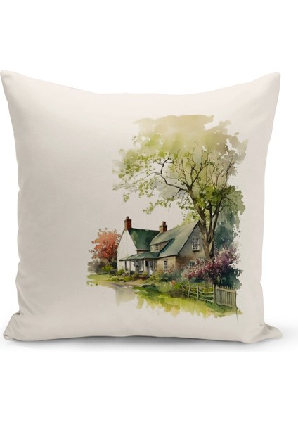 Flower/vintage Serisi Çift Tarafı Dijital Baskılı 8'li Kırlent Kılıfı Seti (Cushion Cover Set) modelleri