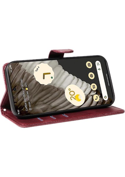 Kredi Kartı Yuvası Cüzdan Telefon Kılıfı ile Google Pixel 7 Pro Için Filp Durumda (Yurt Dışından)