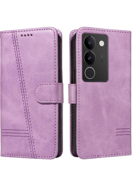 Vıvo V29 5g Için Filp Durumda Ayrılabilir Siyah Bilezik Cüzdan Telefon Kılıfı Pu (Yurt Dışından)
