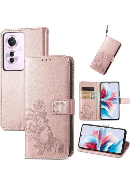 Oppo Oppo 11F 5g Için Kılıf Zarif Iş Deri Kılıf Kapak Kapak Kısa (Yurt Dışından) fiyatları