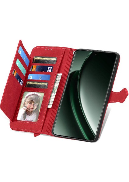 Realme Gt 6 Flip Fermuar Tarzı Cüzdan Iş Çoklu Kart Yuvası Için Kılıf (Yurt Dışından)