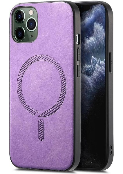 IPhone 11 Için Kılıf Pro Max Kablosuz Şarj Ince Magsafe Araba Bağlar (Yurt Dışından)