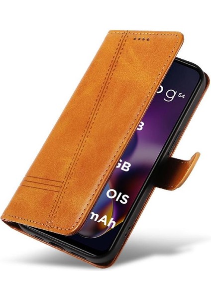 Motorola Moto G54 5g Ayrılabilir Siyah Bilezik Için Filp Durumda Preslenmiş Pu (Yurt Dışından) fiyatları