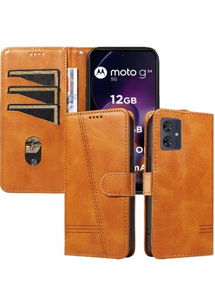 Motorola Moto G54 5g Ayrılabilir Siyah Bilezik Için Filp Durumda Preslenmiş Pu (Yurt Dışından) fırsatları