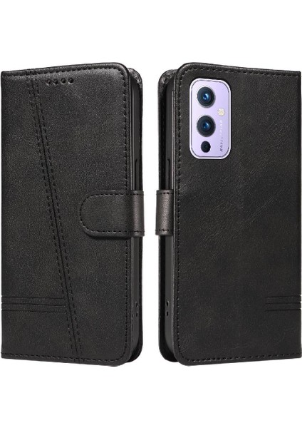 Kredi Kartı Yuvası ile Oneplus 9 Için Filp Durumda Cüzdan Telefon Kılıfı Ayrılabilir (Yurt Dışından)