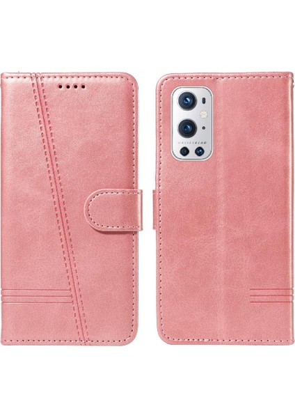 Oneplus 9 Pro Için Filp Durumda Preslenmiş Pu Deri Ayrılabilir Siyah Bilezik (Yurt Dışından) fiyatları