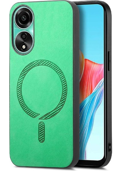 Oppo A78 4g Ince Magsafe Araç Mounts Kablosuz Şarj Için Flip Case (Yurt Dışından)