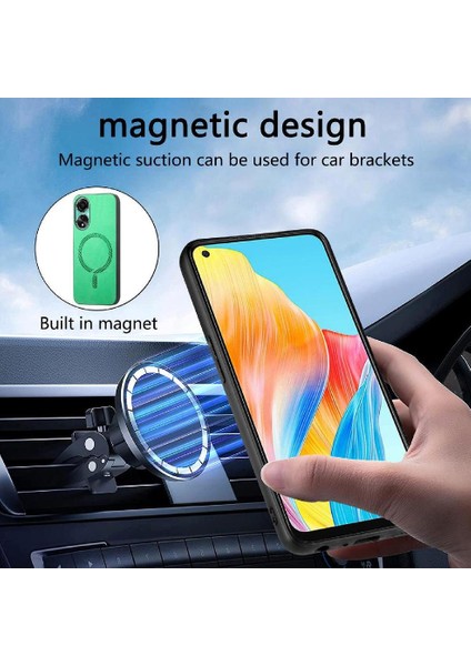 Oppo A78 4g Ince Magsafe Araç Mounts Kablosuz Şarj Için Flip Case (Yurt Dışından) indirimleri