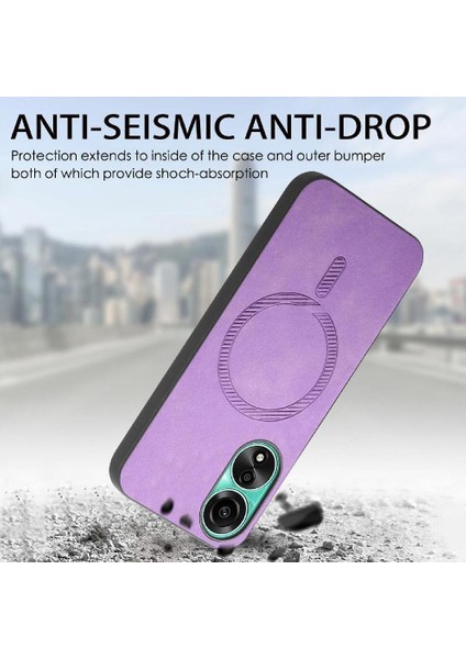 Oppo A78 4g Ince Magsafe Araç Mounts Kablosuz Şarj Için Flip Case (Yurt Dışından) modelleri