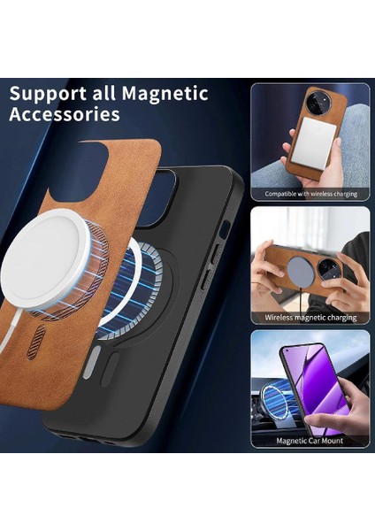 Realme 11 4g Hafif Ince Magsafe Araba Mounts Kablosuz Şarj Için Kılıf (Yurt Dışından) indirimleri