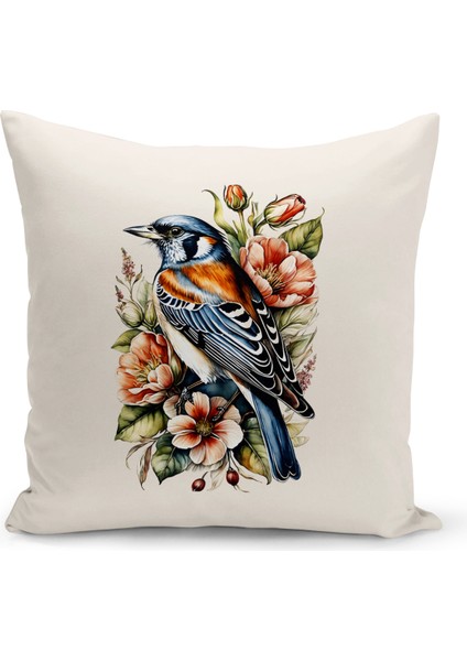 Vintage Serisi Çift Tarafı Dijital Baskılı Kırlent Kılıfı (Vintage Cushion Cover)