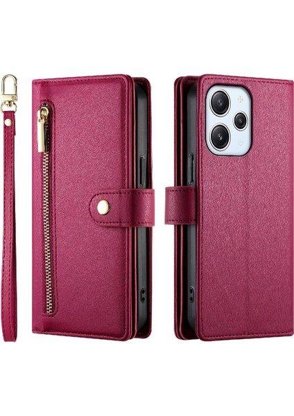 Manyi Mall Xiaomi Poco M6 Pro Iş Için Flip Case Standı Cüzdan Çok Fonksiyonlu (Yurt Dışından)