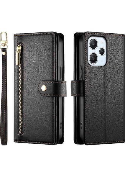Xiaomi Redmi Için Flip Case 12 4g/5g Iş Cüzdan Çok Fonksiyonlu Standı (Yurt Dışından)