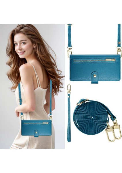 Xiaomi Redmi Not 13 Için Flip Case 5g Standı Cüzdan Crossbody Kayış (Yurt Dışından)