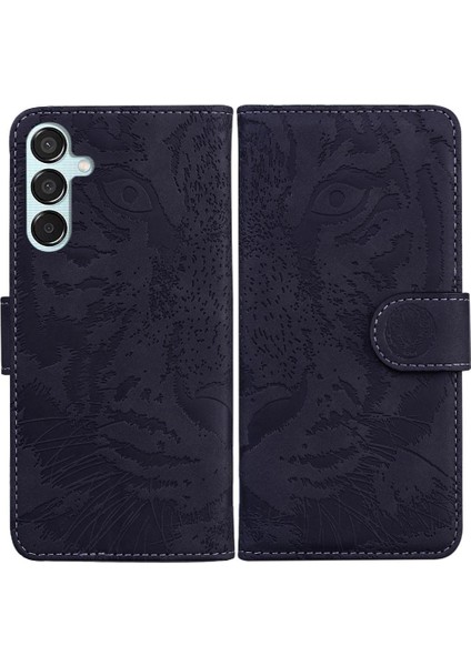 Samsung Galaxy Flip Için Flip CASE/F15 5g Kabartmalı Sevimli Kaplan Deri Cüzdan (Yurt Dışından)