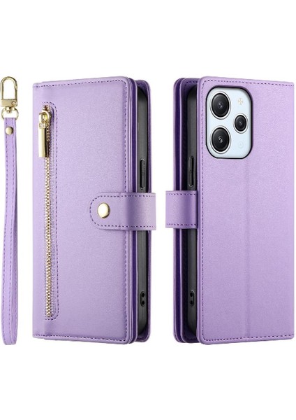 Xiaomi Poco M6 Pro Iş Için Flip Case Standı Cüzdan Çok Fonksiyonlu (Yurt Dışından)